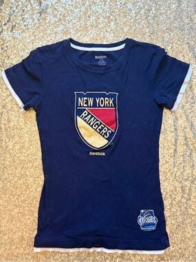 NEW Reebok Youth L New York Rangers Rare Winter Classic Tee